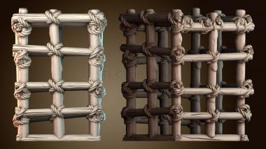 3D модель Деревянная клетка (STL)
