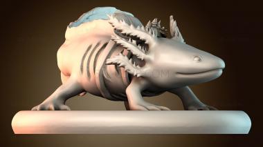 3D модель Аксолотль (STL)