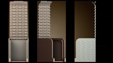 3D модель Печать на месте коробки для штор (STL)