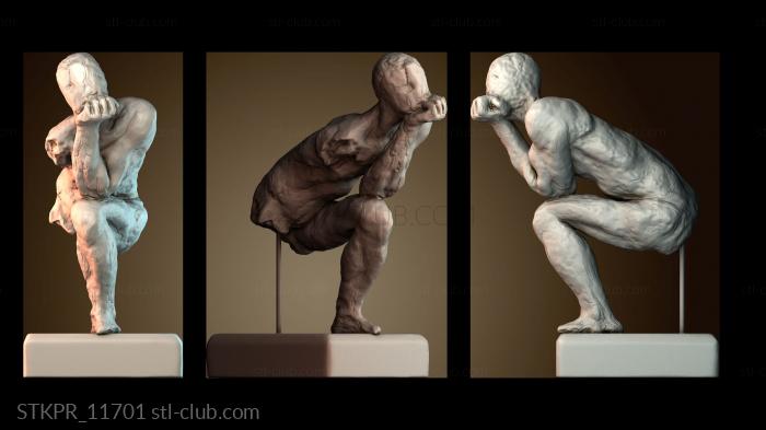 Статуэтки упрощенные Исследование Мыслителя