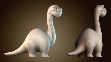 3D модель Мультяшный динозавр (STL)