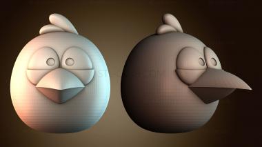 3D модель Блюз Angry birds (STL)