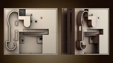 3D модель Вилла Савой (STL)