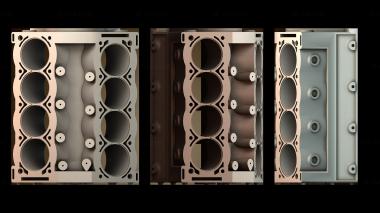 3D модель Блок двигателя V8 (STL)