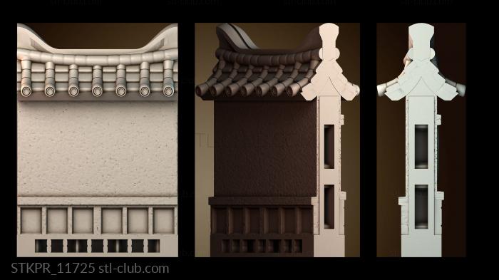 Статуэтки упрощенные Стена