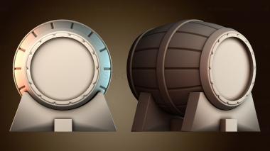 3D модель Деревянная бочка (STL)