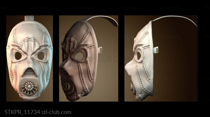 Статуэтки упрощенные Носимая маска Borderlands Psycho