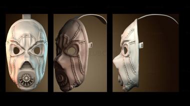 3D модель Носимая маска Borderlands Psycho (STL)