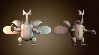 3D модель Геракросс Покемон (STL)