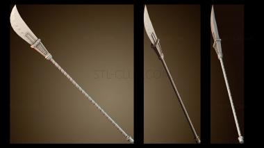 3D модель One Piece Белобородый Бисенто (STL)