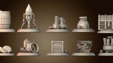 3D модель Жетоны сокровищ для настольных игр (STL)