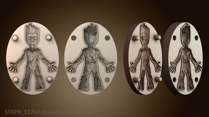 Статуэтки упрощенные Глиняная форма Baby Groot