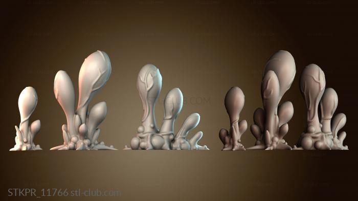 Статуэтки упрощенные Растение капля