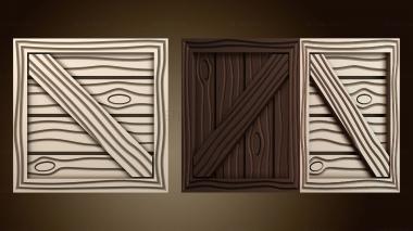 3D модель Деревянный ящик (STL)