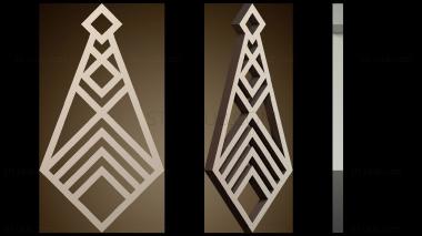 3D модель Простая серьга Lindo Shapes (STL)