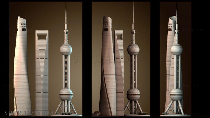 Небоскребы Шанхая, Китай