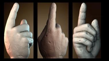 3D модель Большая рука (STL)