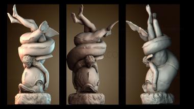 3D модель Эрос с дельфином (STL)