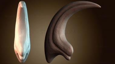 3D модель Коготь велоцираптора (STL)