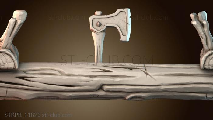 Статуэтки упрощенные Дерево и топор