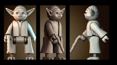 3D модель Йода (STL)