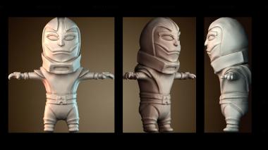 3D модель Апокалипсис Чиби Люди Икс (STL)