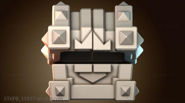 Статуэтки упрощенные Легендарный королевский сундук