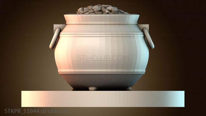 Статуэтки упрощенные Горшок золота