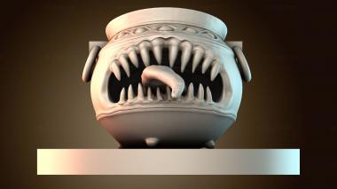 3D модель Имитация горшка с золотом (STL)