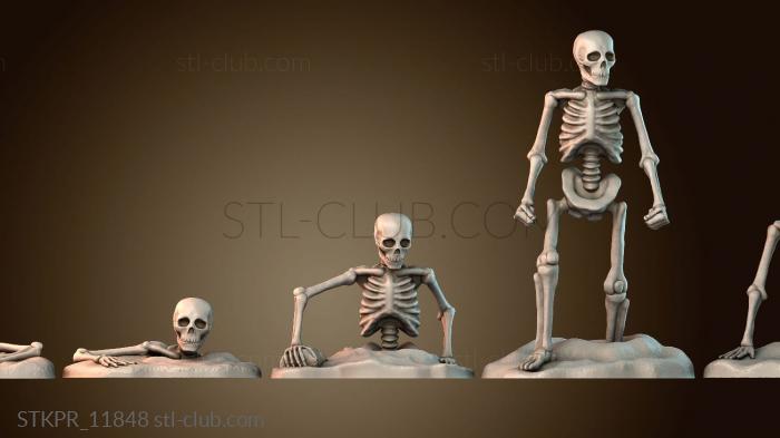 Статуэтки упрощенные Скелет