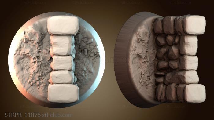 Стена на круглом основании