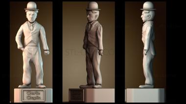 3D модель Чарли Чаплин (STL)