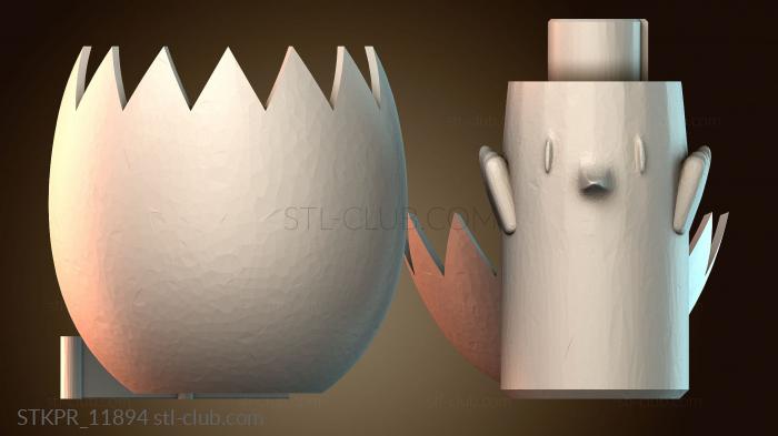 Статуэтки упрощенные Игрушка раскладушка «Цыпленок»