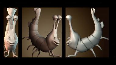 3D модель Креветки (STL)
