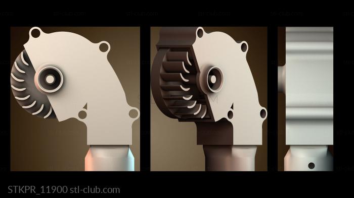 Статуэтки упрощенные Водяная турбина