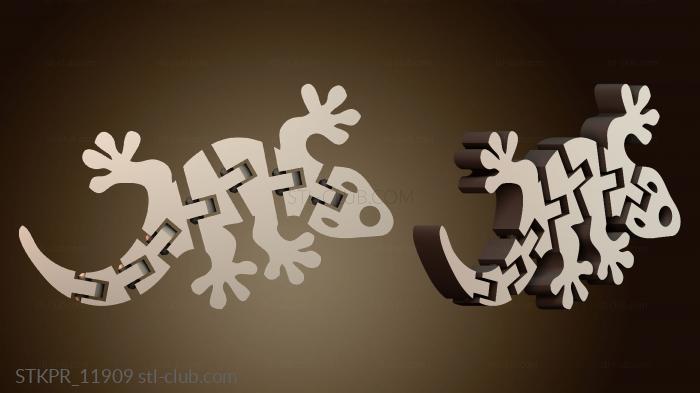 Статуэтки упрощенные Брелок подвеска в виде мини геккона