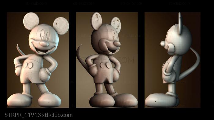 Статуэтки упрощенные Микки Маус