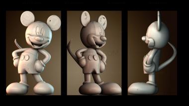 3D модель Микки Маус (STL)