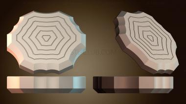 3D модель Многогранный ящик для игральных костей Лоток (STL)