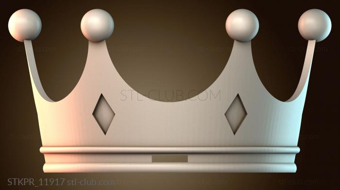 Статуэтки упрощенные Корона принцессы