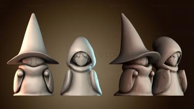 3D модель Черно белый маг (STL)