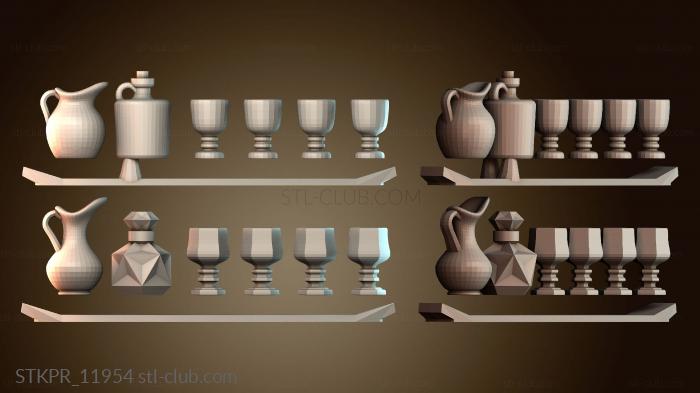 Статуэтки упрощенные Бокалы