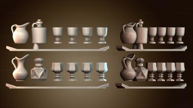 3D модель Бокалы (STL)