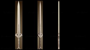 3D модель Меч Богоубийцы (STL)