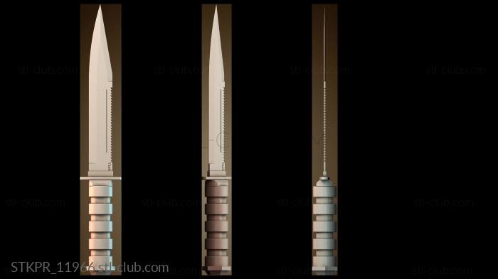 Статуэтки упрощенные Нож для выживания