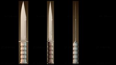 3D модель Нож для выживания (STL)