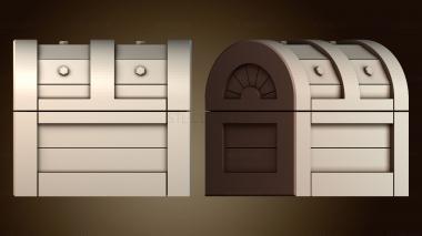 3D модель Головоломка сундук с сокровищами (STL)