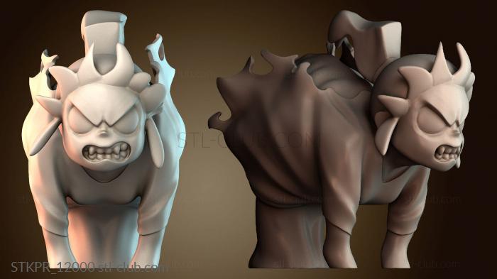 Статуэтки упрощенные Девушка оборотень