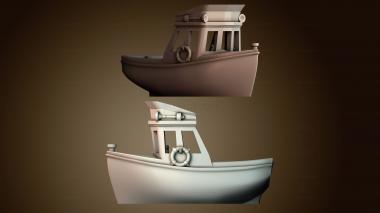 3D модель Marv — небольшая яхта для Марвина (STL)