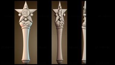 3D модель Палочка Сейлор Мун (STL)